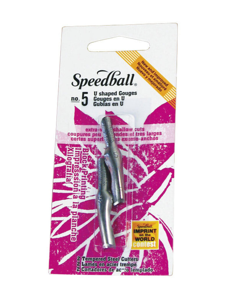 Speedball Speedball Lino Cutter Blades (2 pack) #5 (U-shaped Gouges)