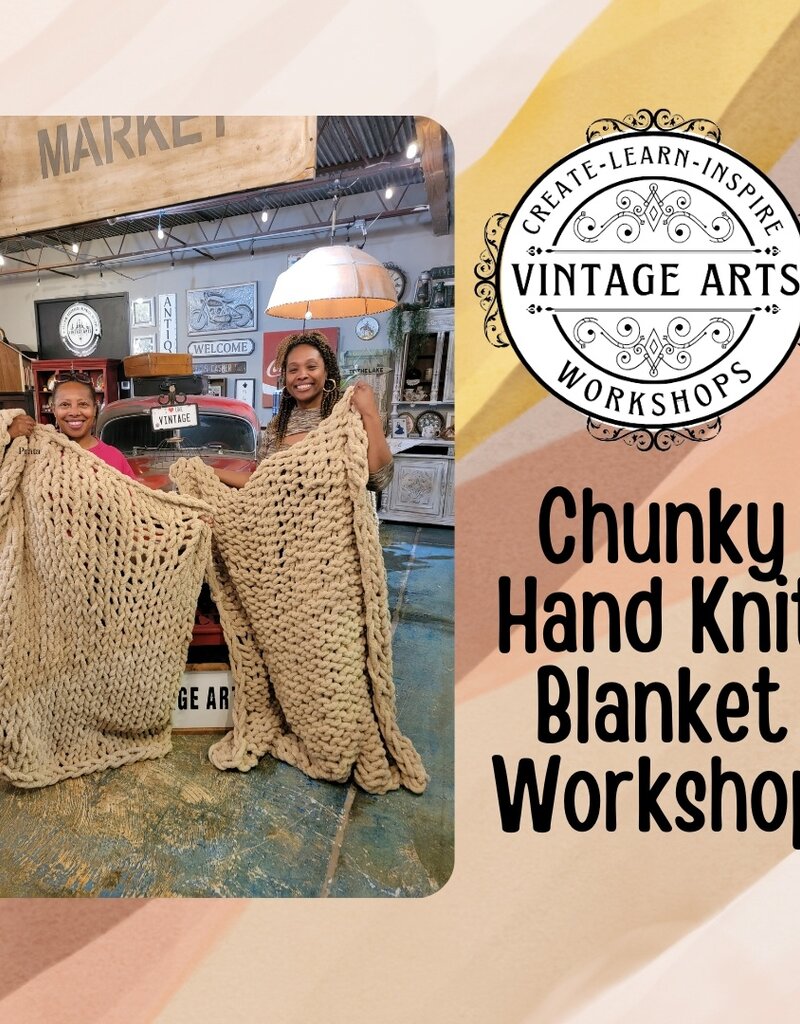 Cozy Knit Blanket Workshop – The Canvas Roadshow