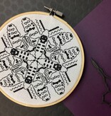 Blackwork Moth Cross Stitch