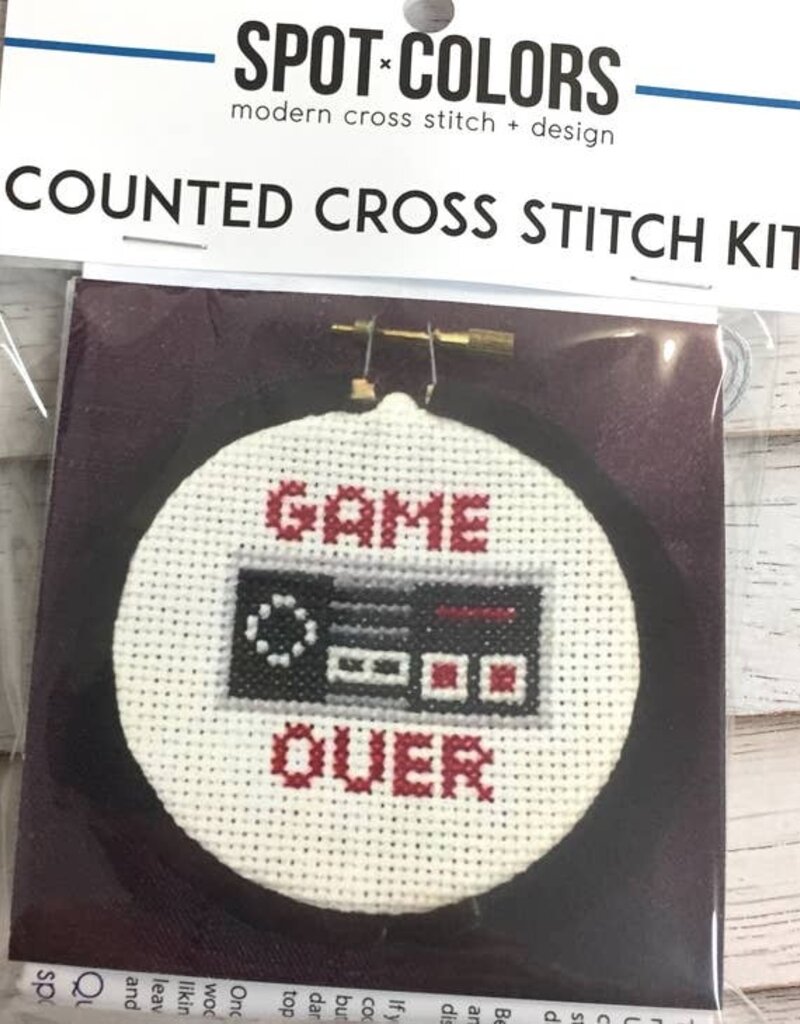 Game Over Cross Stitch Kit