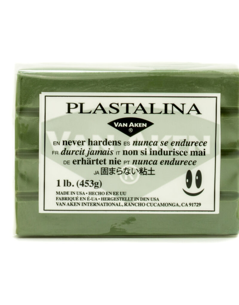 Plastalina Modeling Clay (1lb) Gray Green
