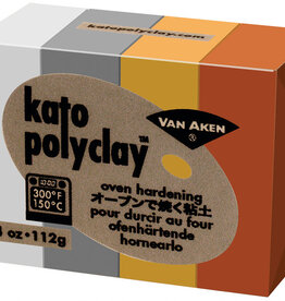 Kato Polyclay Sets (4 color) Metallic