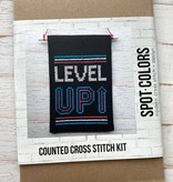 Level Up Cross Stitch Banner Kit