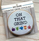 On That Grind Cross Stitch Kit