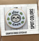 Slow Down Cross Stitch