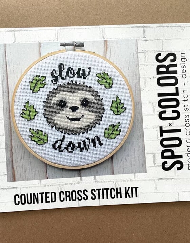 Slow Down Cross Stitch