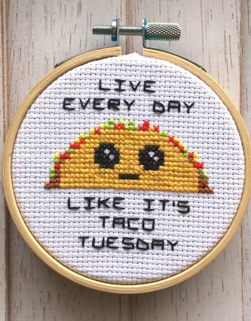 Taco Tuesday Cross Stitch Kit