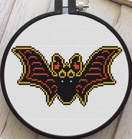 Vintage Halloween Bat Stitch