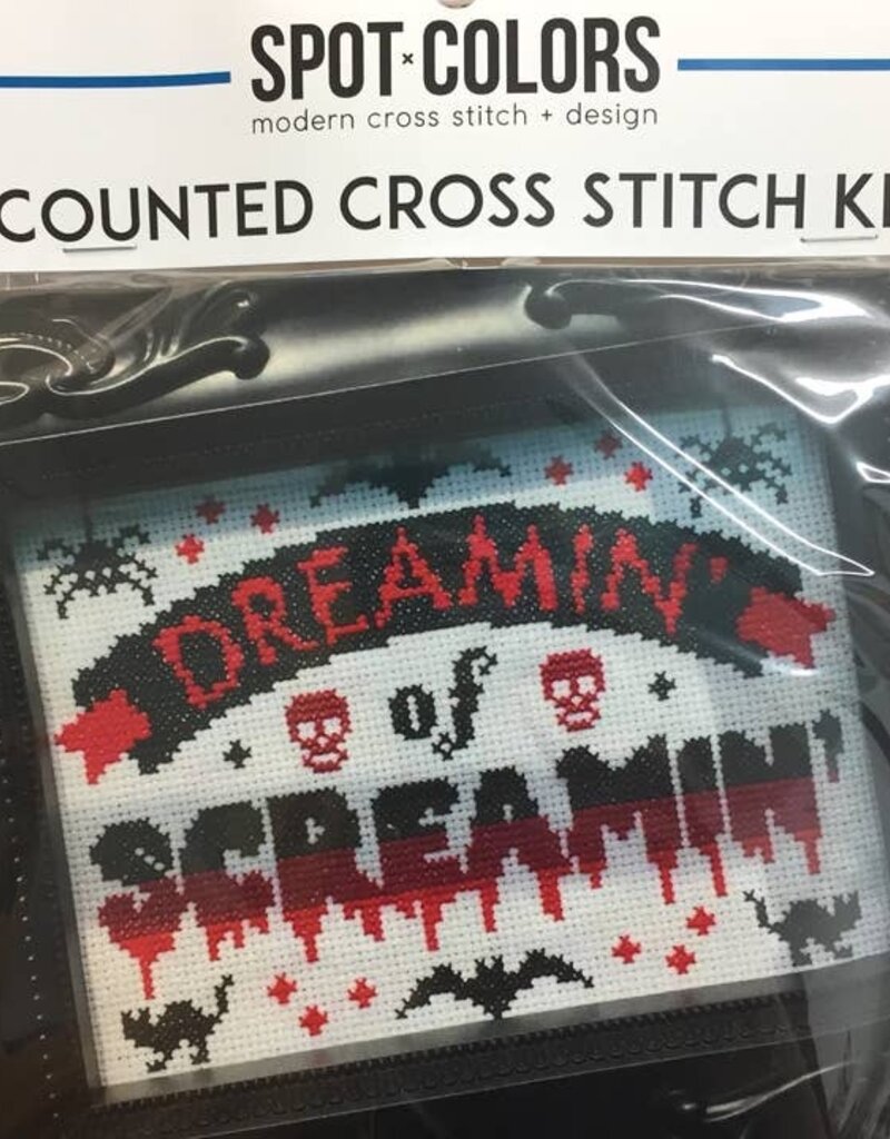 Dreamin' of Screamin' Counted Cross Stitch