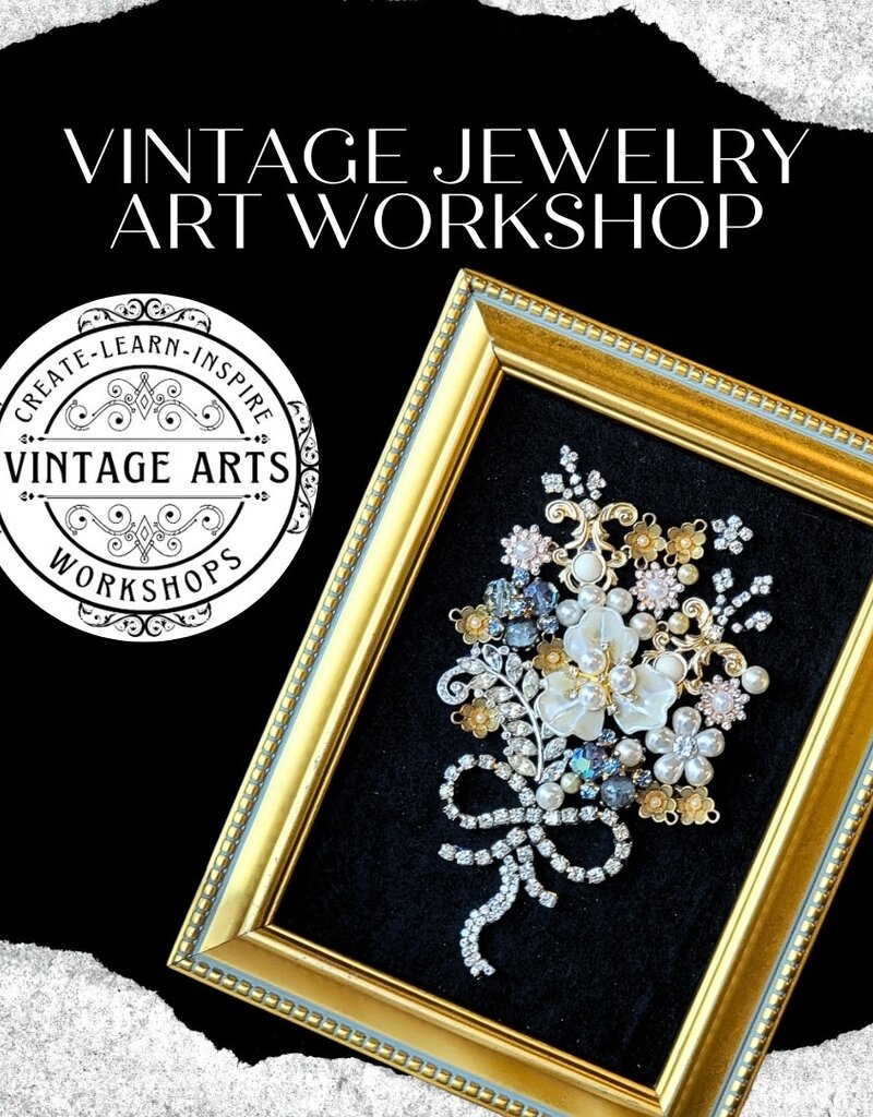 Vintage Arts - Vintage Jewelry Art Class (Sat. 6/22 11:30am-1:30pm)