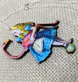 Alice In Wonderland Pendant Necklace