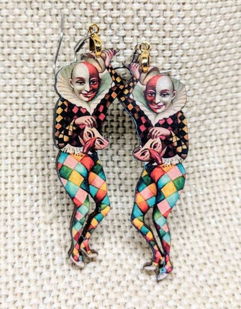 Creepy Clown Earrings