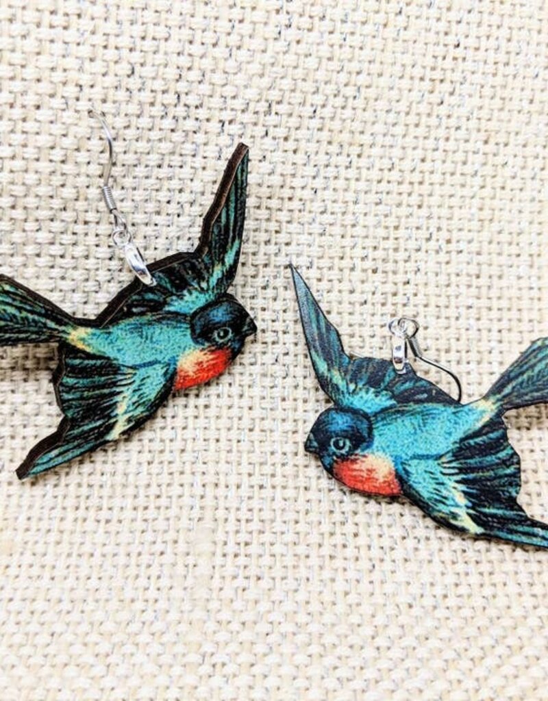 Flying Bird Earrings