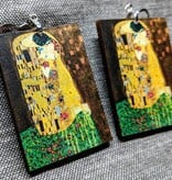 Klimt The Kiss Earrings