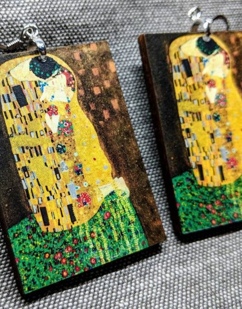 Klimt The Kiss Earrings
