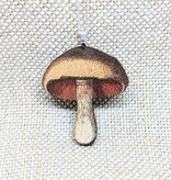 Mushroom Pendant Necklace