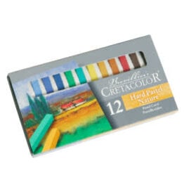 Cretacolor Hard Pastel Set, 12-Color Nature Set