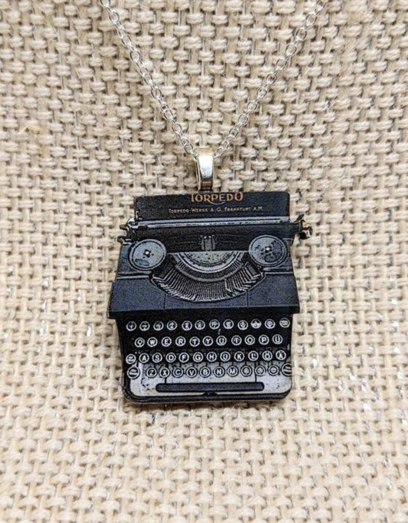 Typewriter Pendant Necklace