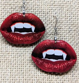 Vampire Lips Earrings
