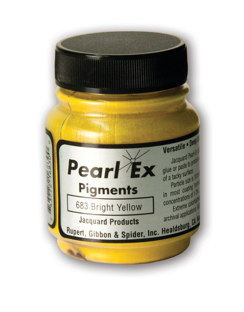 Jacquard Pearl-Ex Powdered Pigment 683 Bright Yellow (0.5oz)