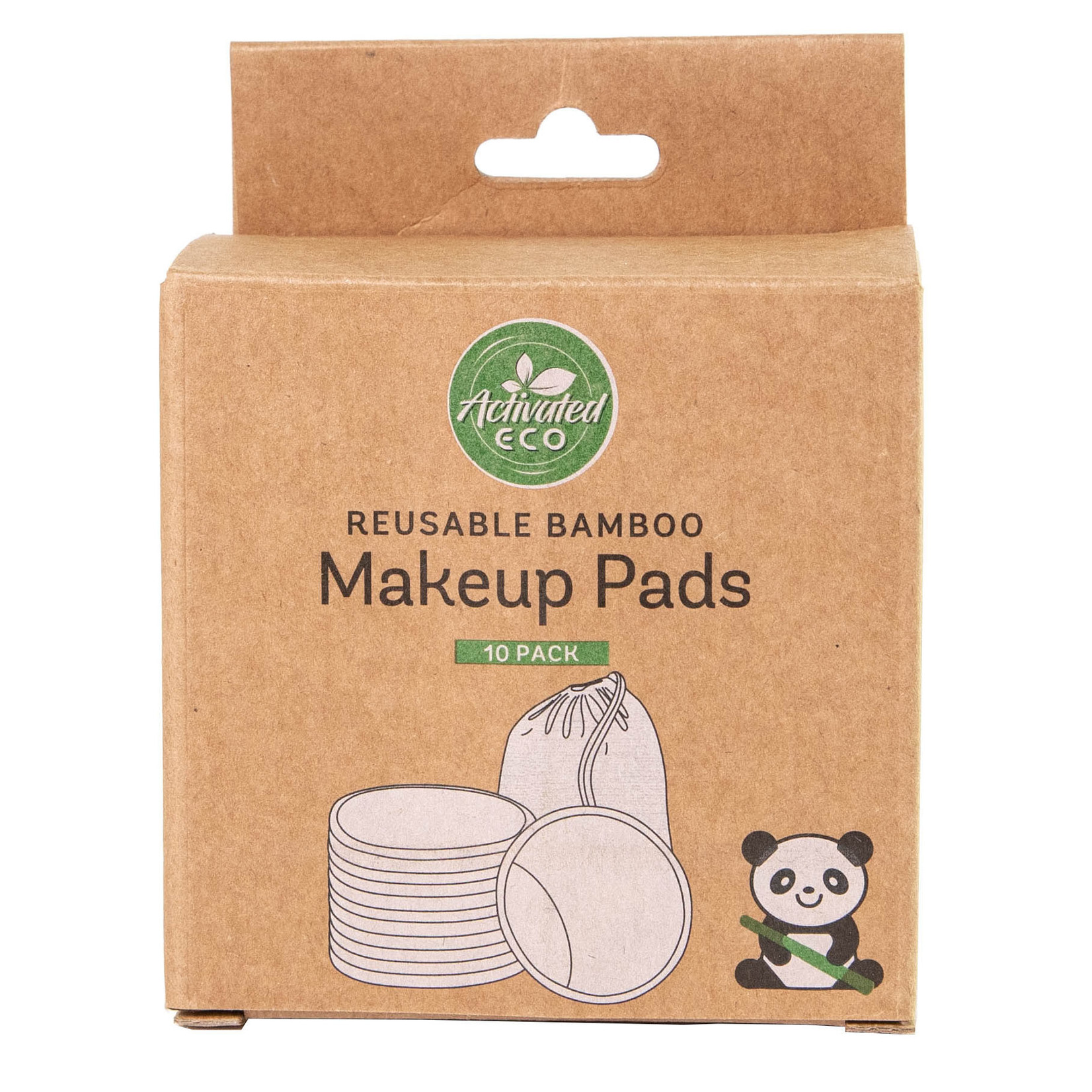 Activated Eco Bamboo Makeup Removal Pads