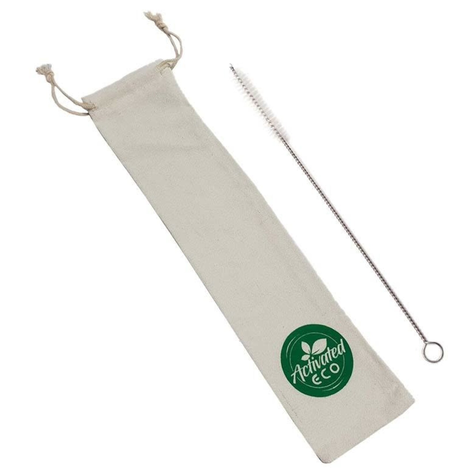 Activated Eco Pouch and Straw Cleaner Set