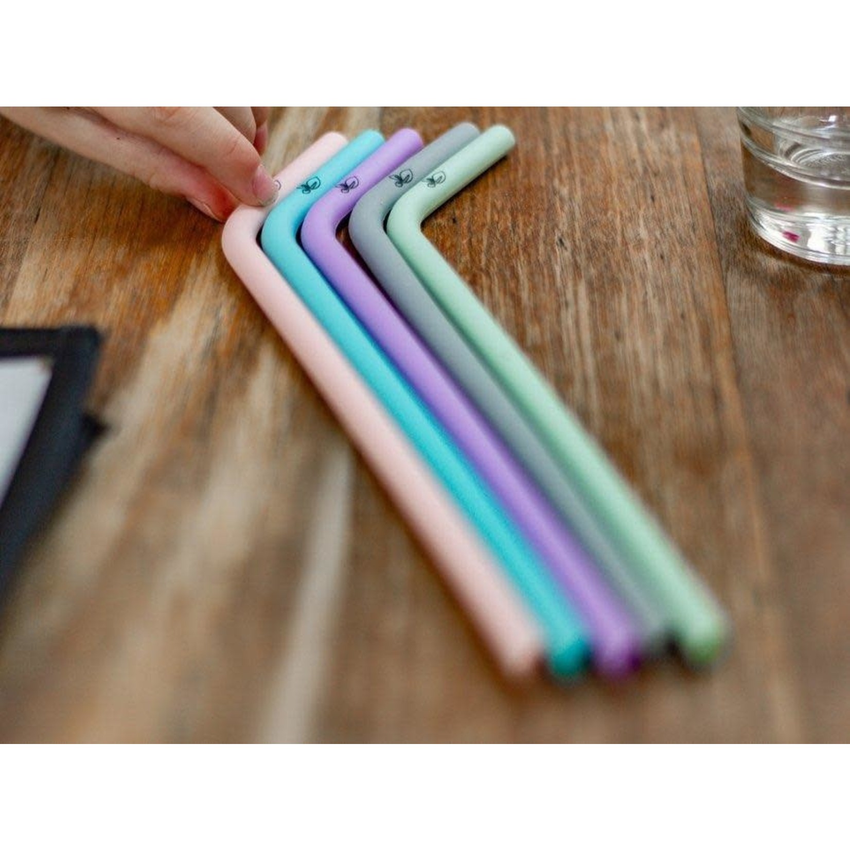 Activated Eco Silicone Straw Set (5)