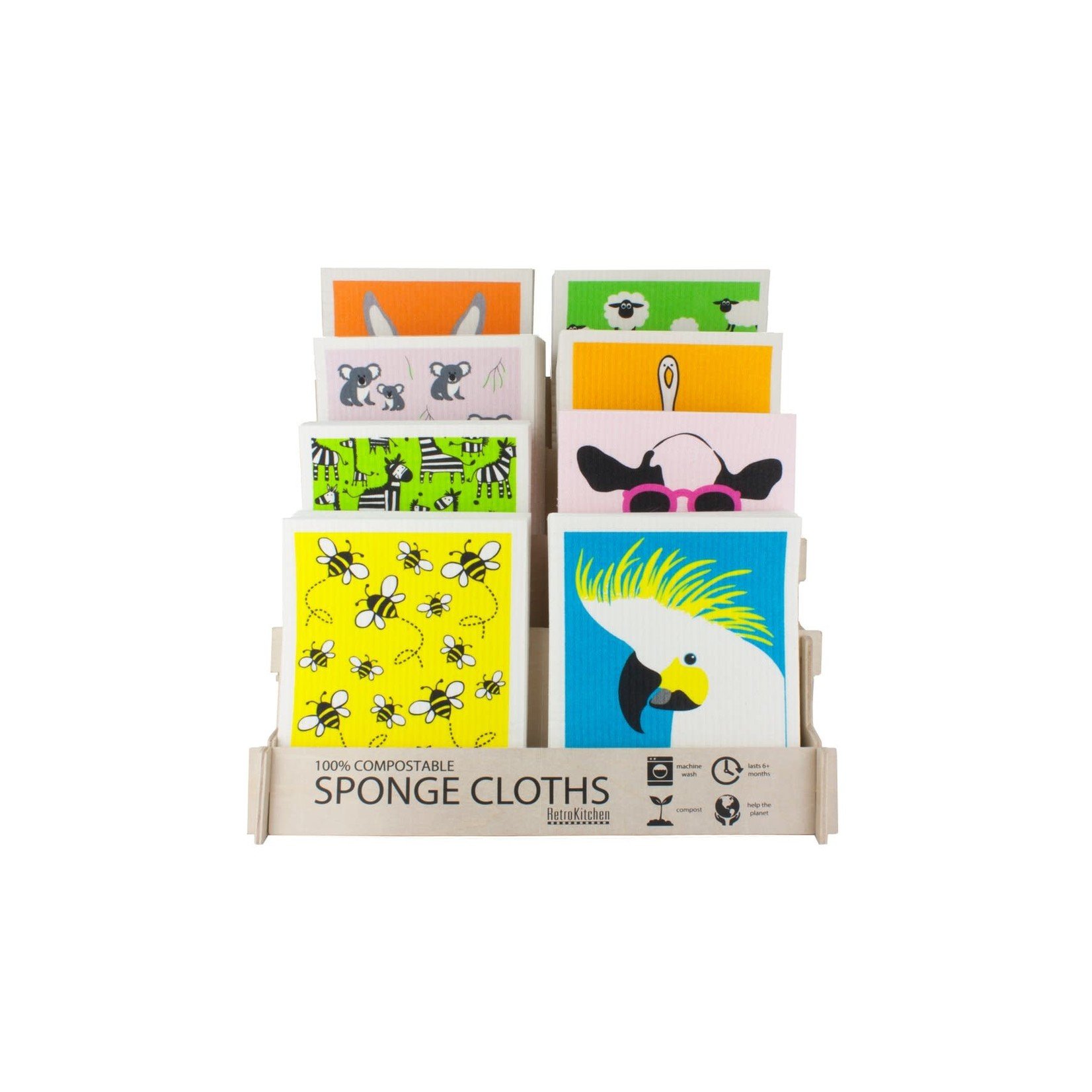 Retro Kitchen Retro Kitchen Sponge Cloth