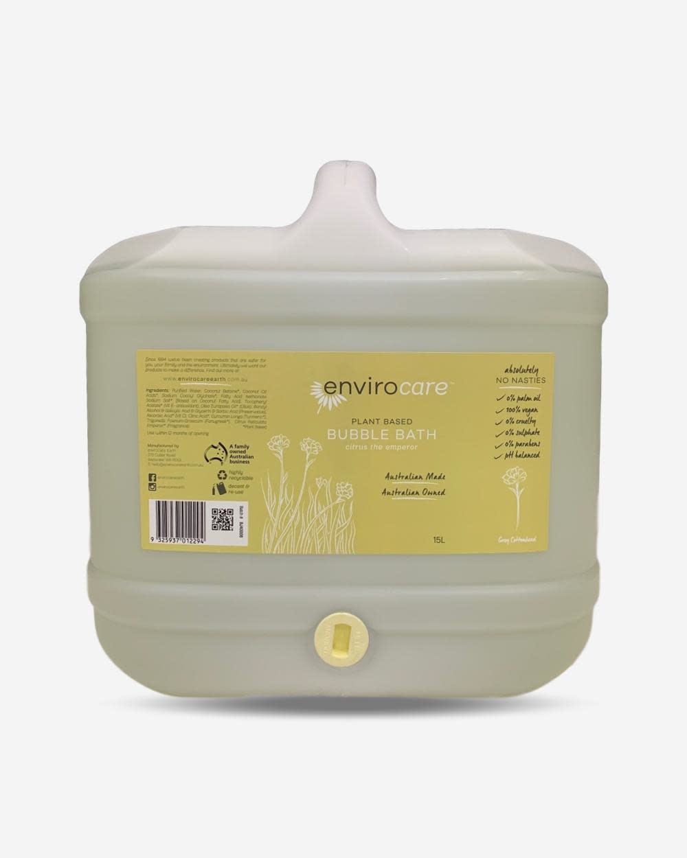 Envirocare Bubble Bath Bulk/100ml Environment House