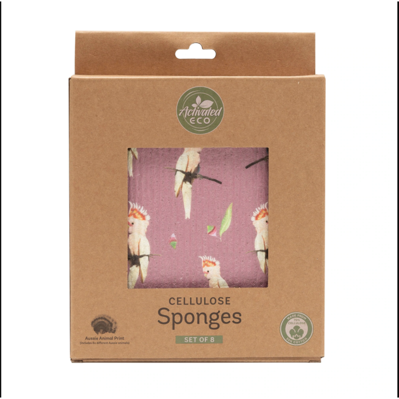 Activated Eco Activated Eco Sponge Cloth - 8 Pack