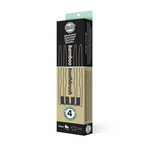 Fuss Free Naturals Fuss Free Charcoal Toothbrush 4-pack