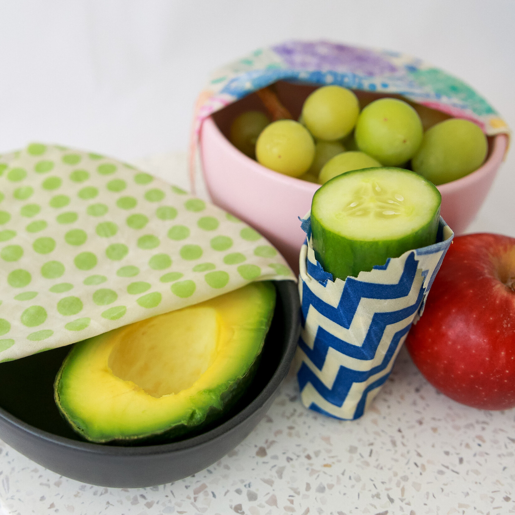 The Family Hub Organics Beeswax Wraps- The Family Hub Organics