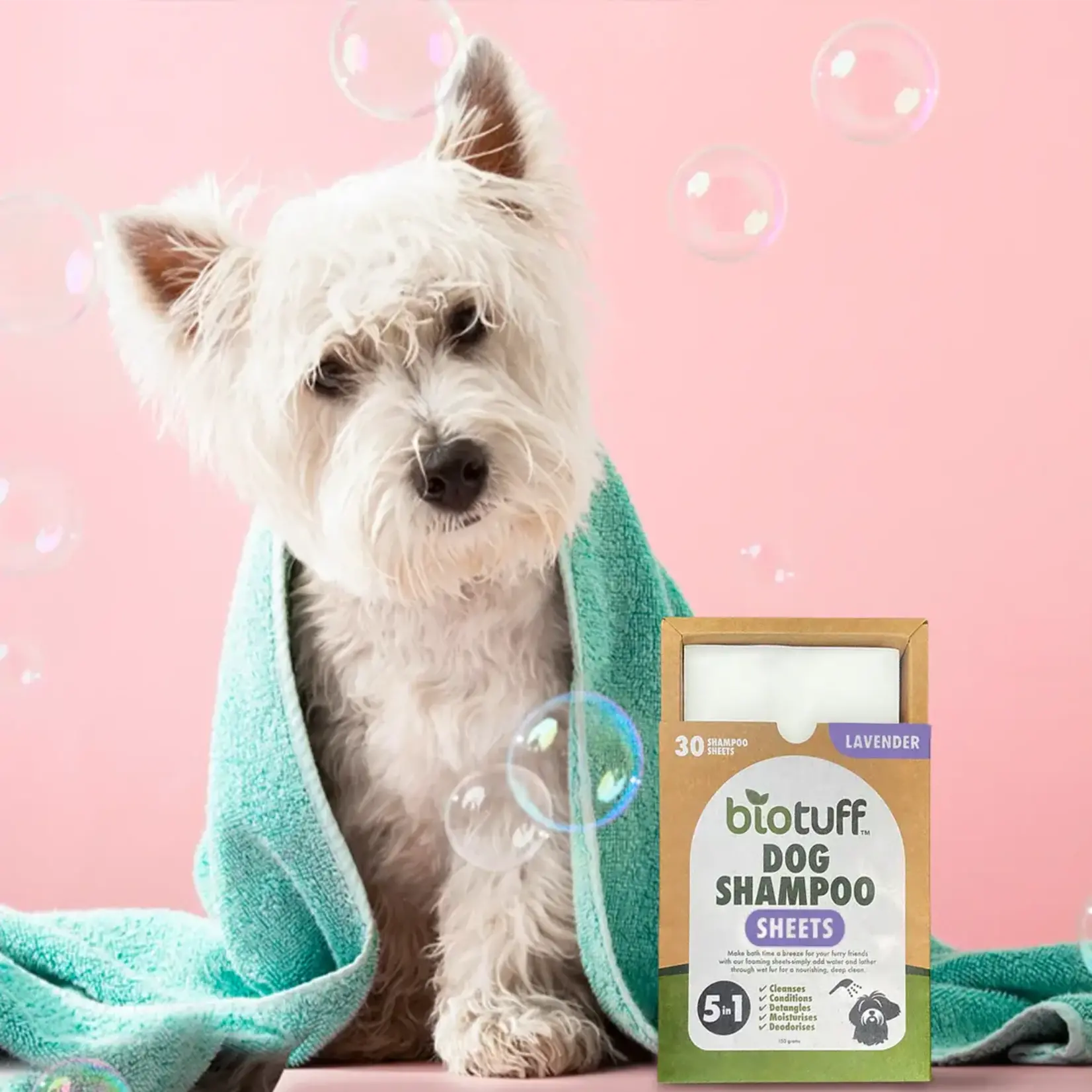 biotuff Biotuff Dog Shampoo Sheets (30 pack)