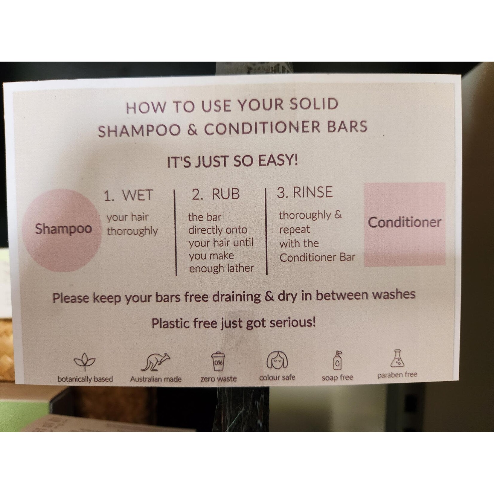 Margaret River Made  Shampoo & Conditioner Bar Mini's