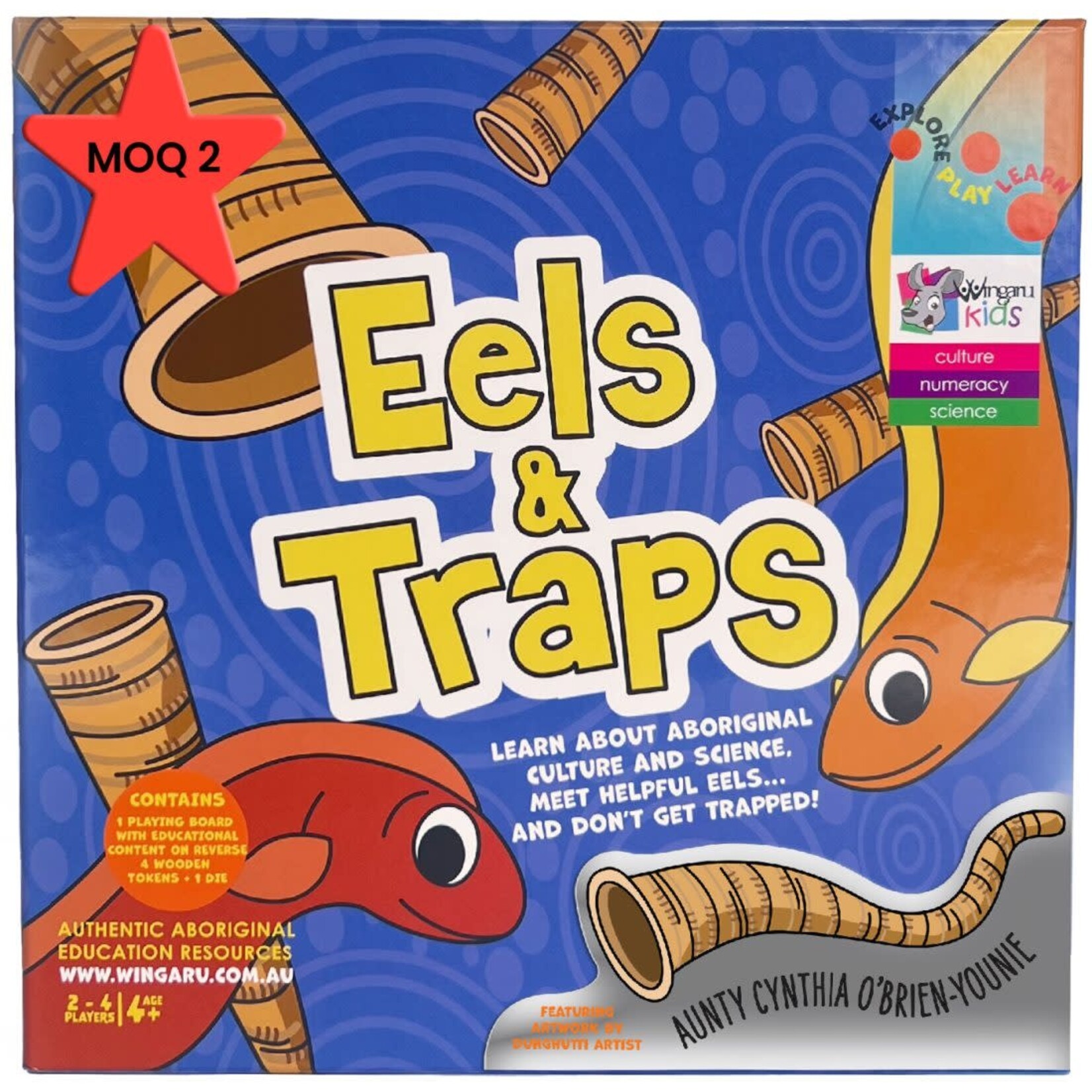 Wingaru Eels and Traps Board Game