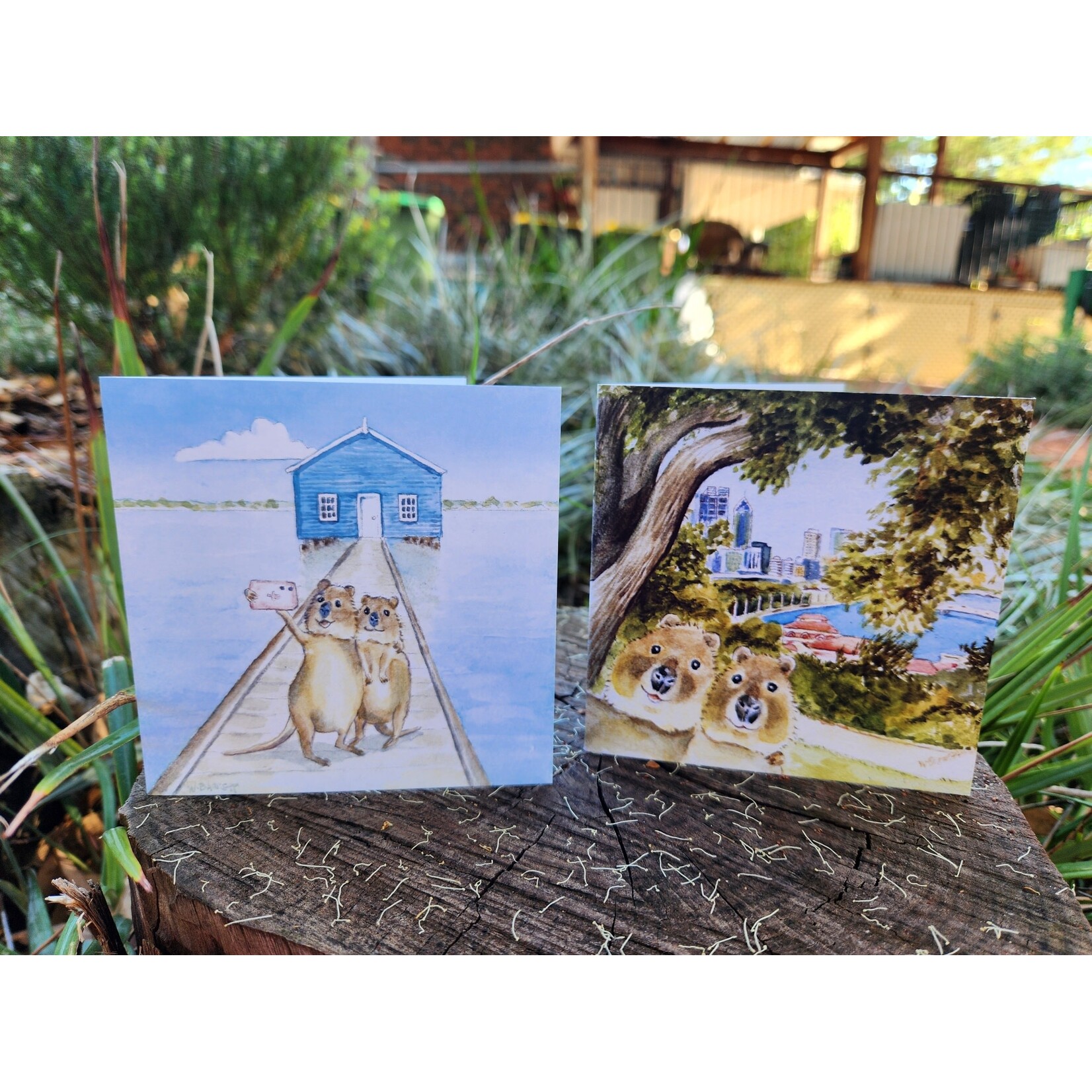 Quokka Selfie Cards
