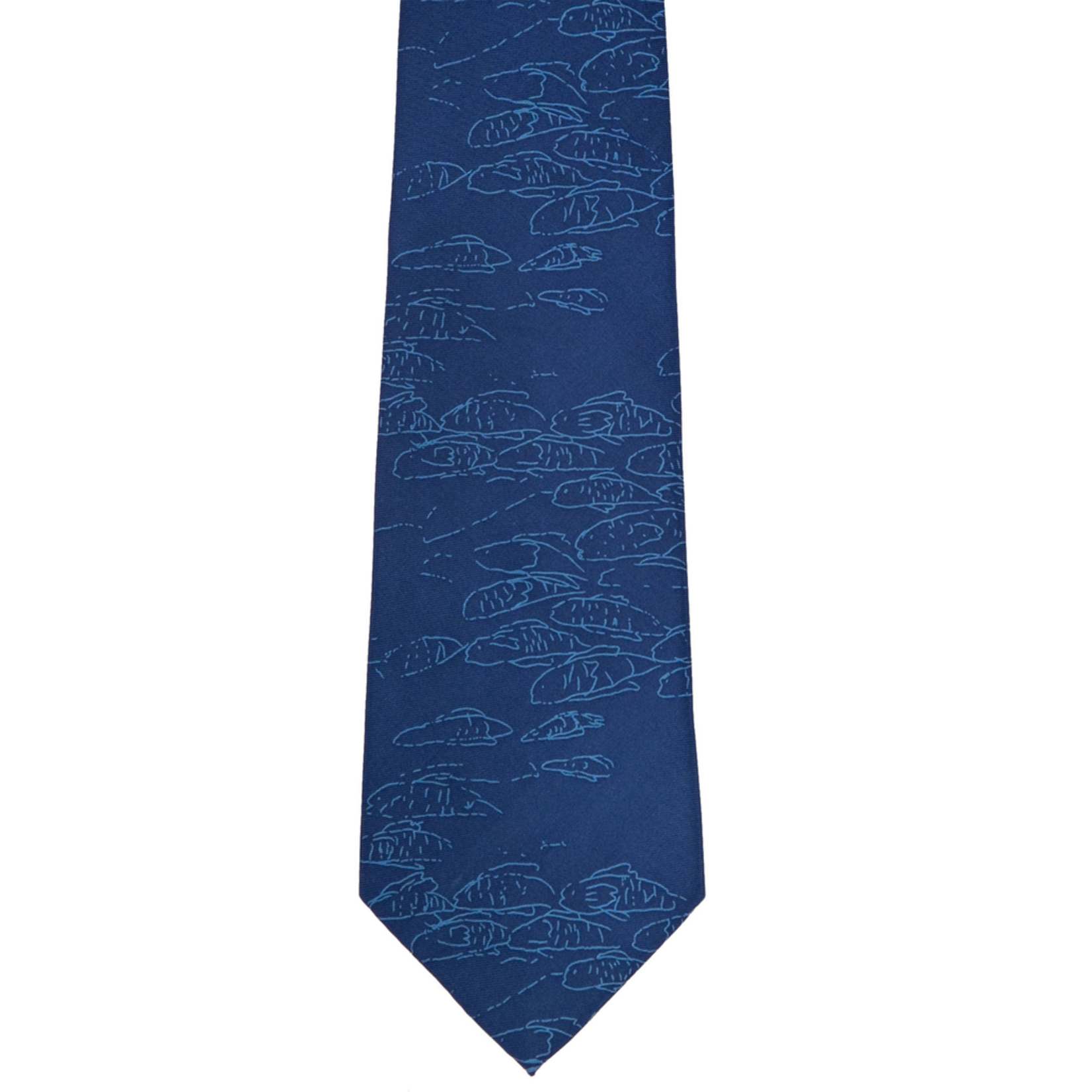 Accessories Silk tie - Blue Fish