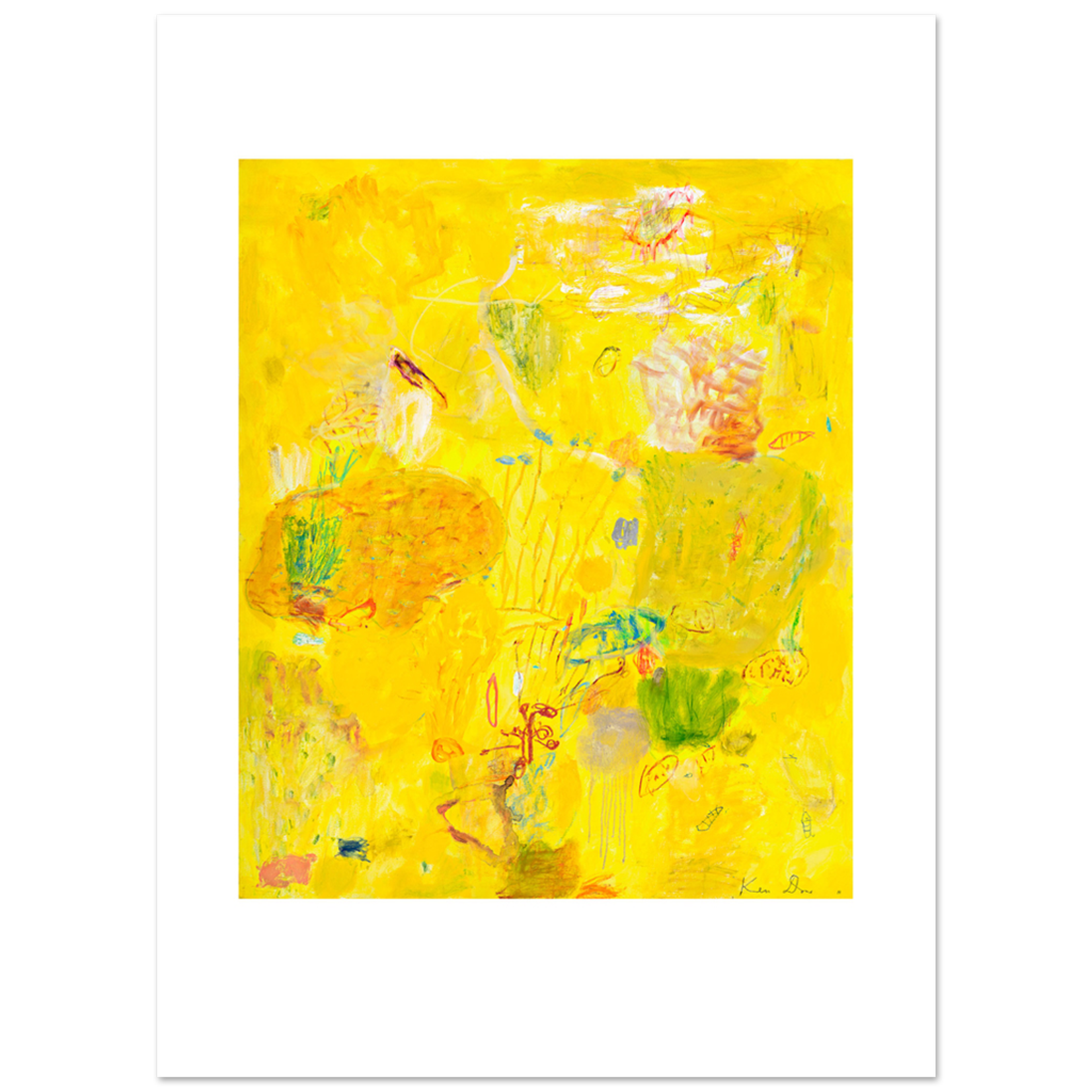 Limited Edition Prints Cadmium sea garden, 2011