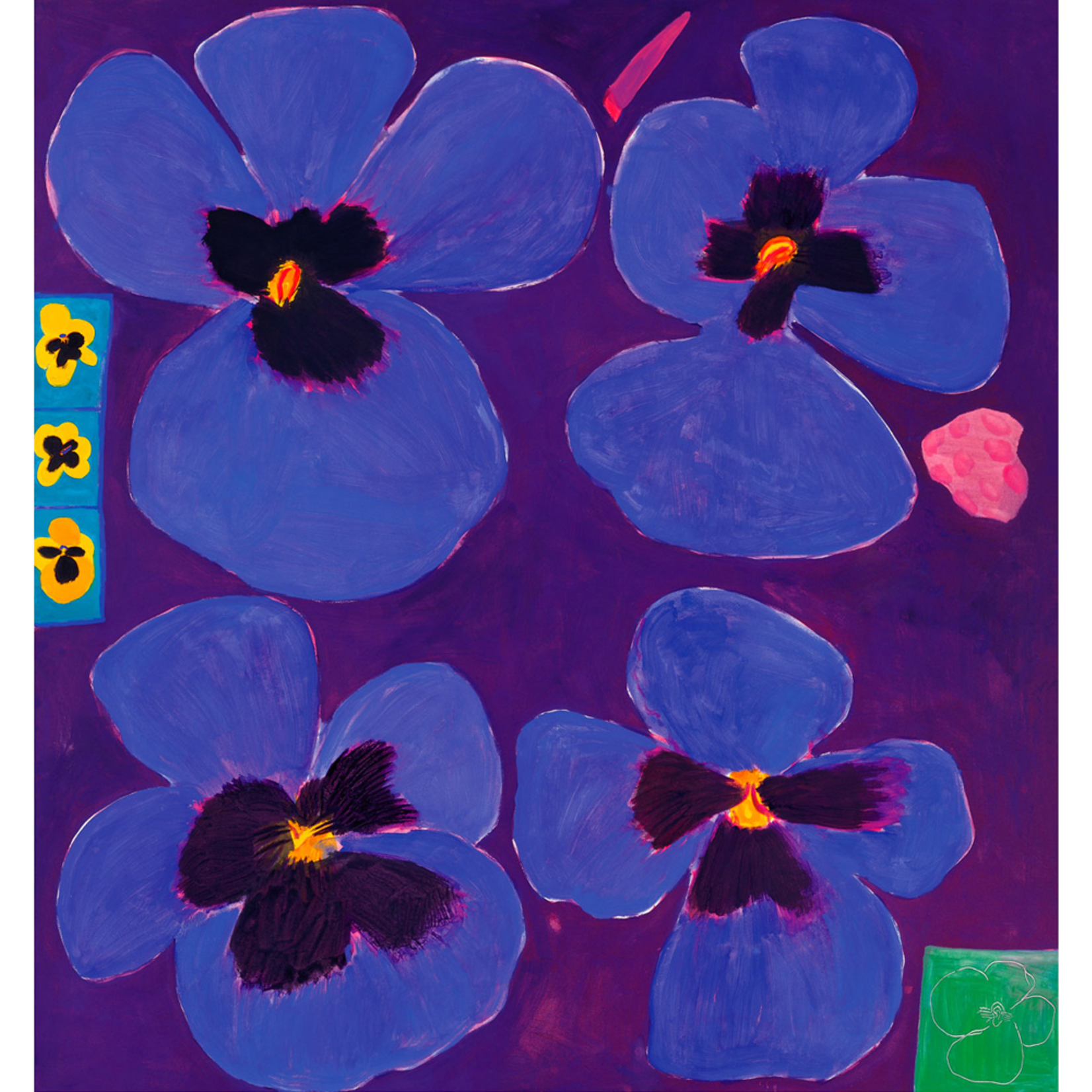Limited Edition Prints Pansies, 1993