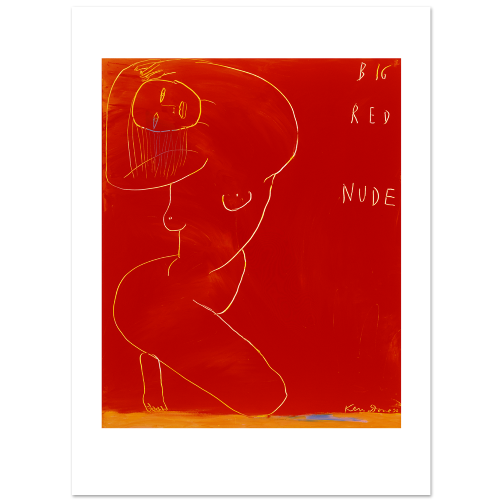 Limited Edition Prints Big red nude, 1996