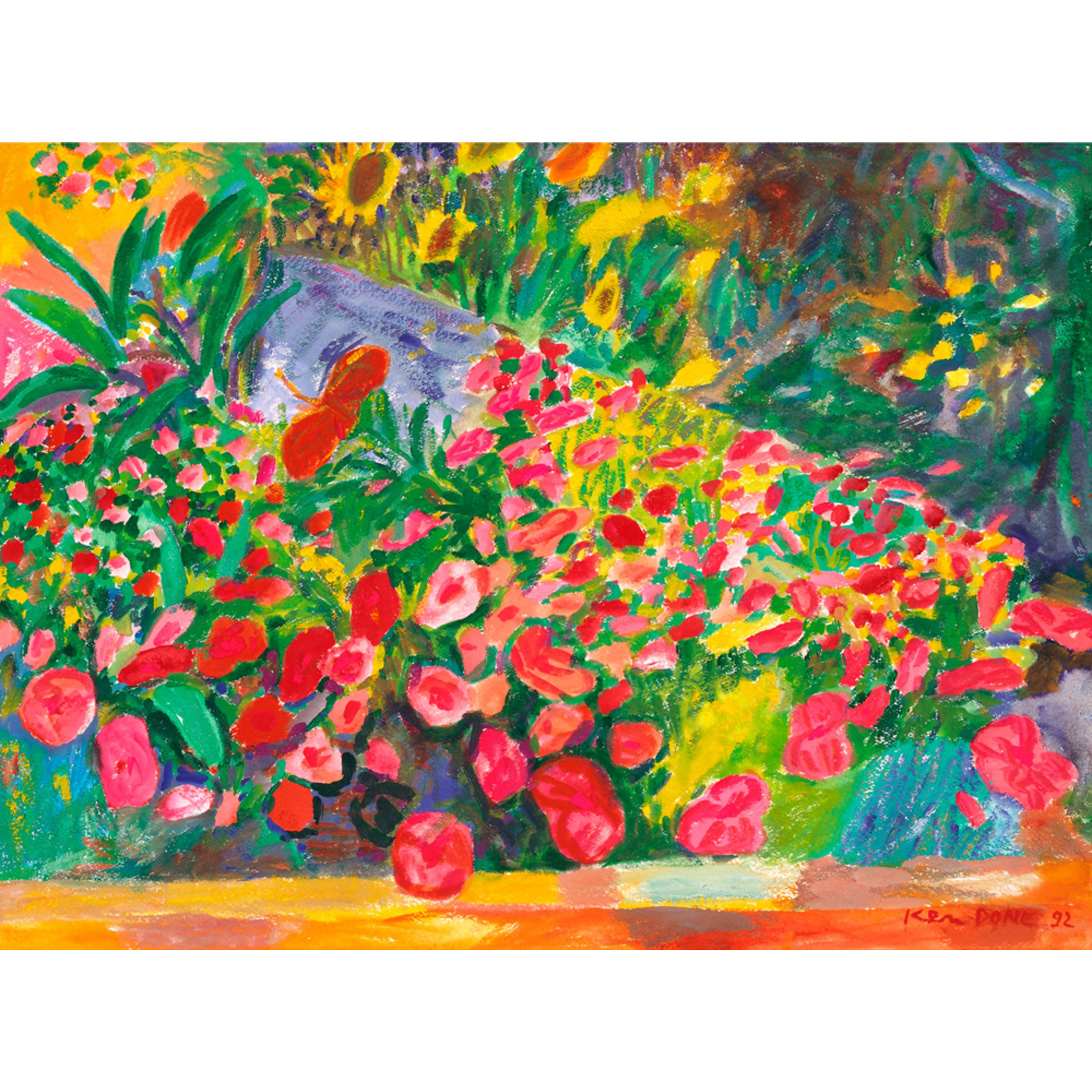 Limited Edition Prints Rocks and flowers, 1992