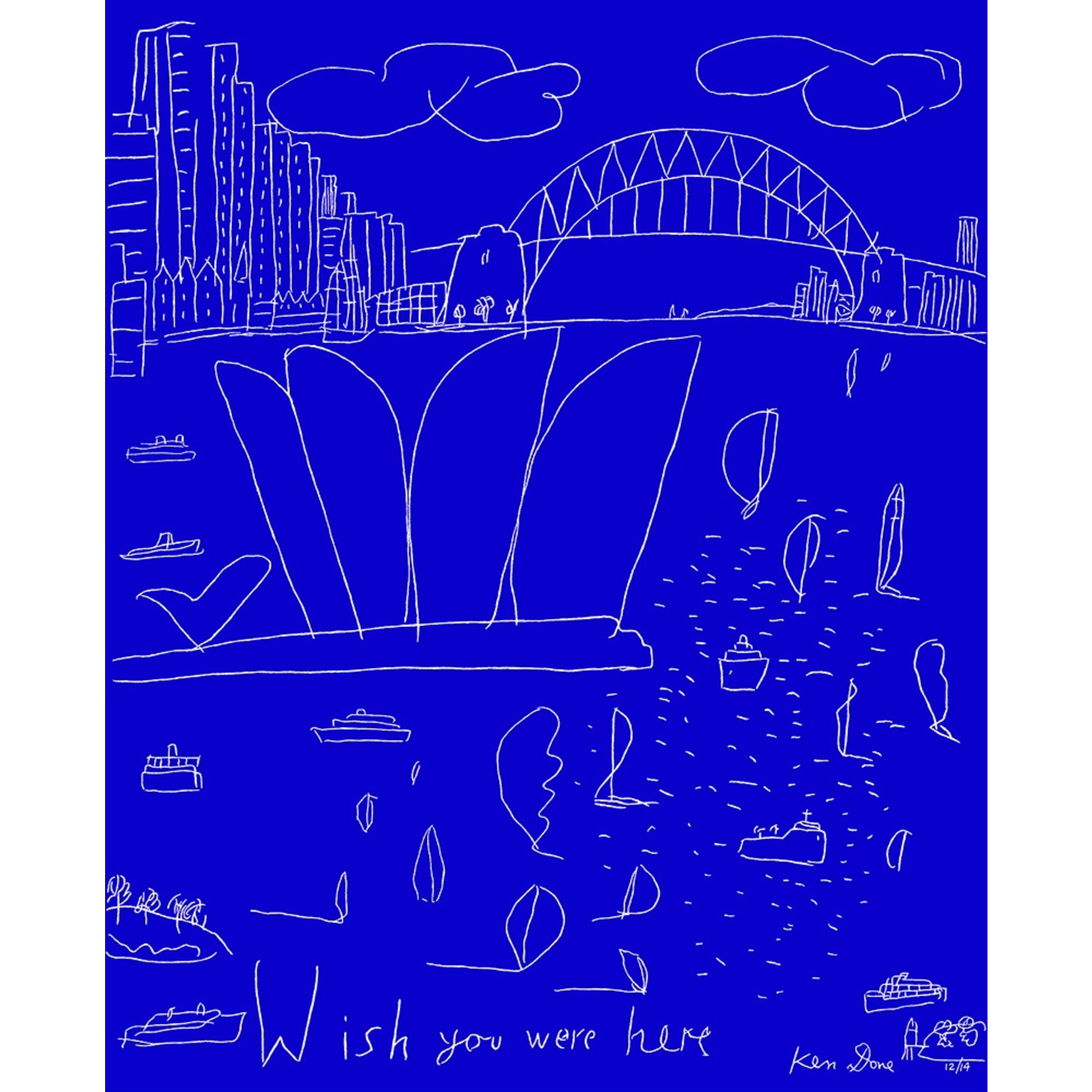 Limited Edition Prints Postcard from Sydney, 12/2014