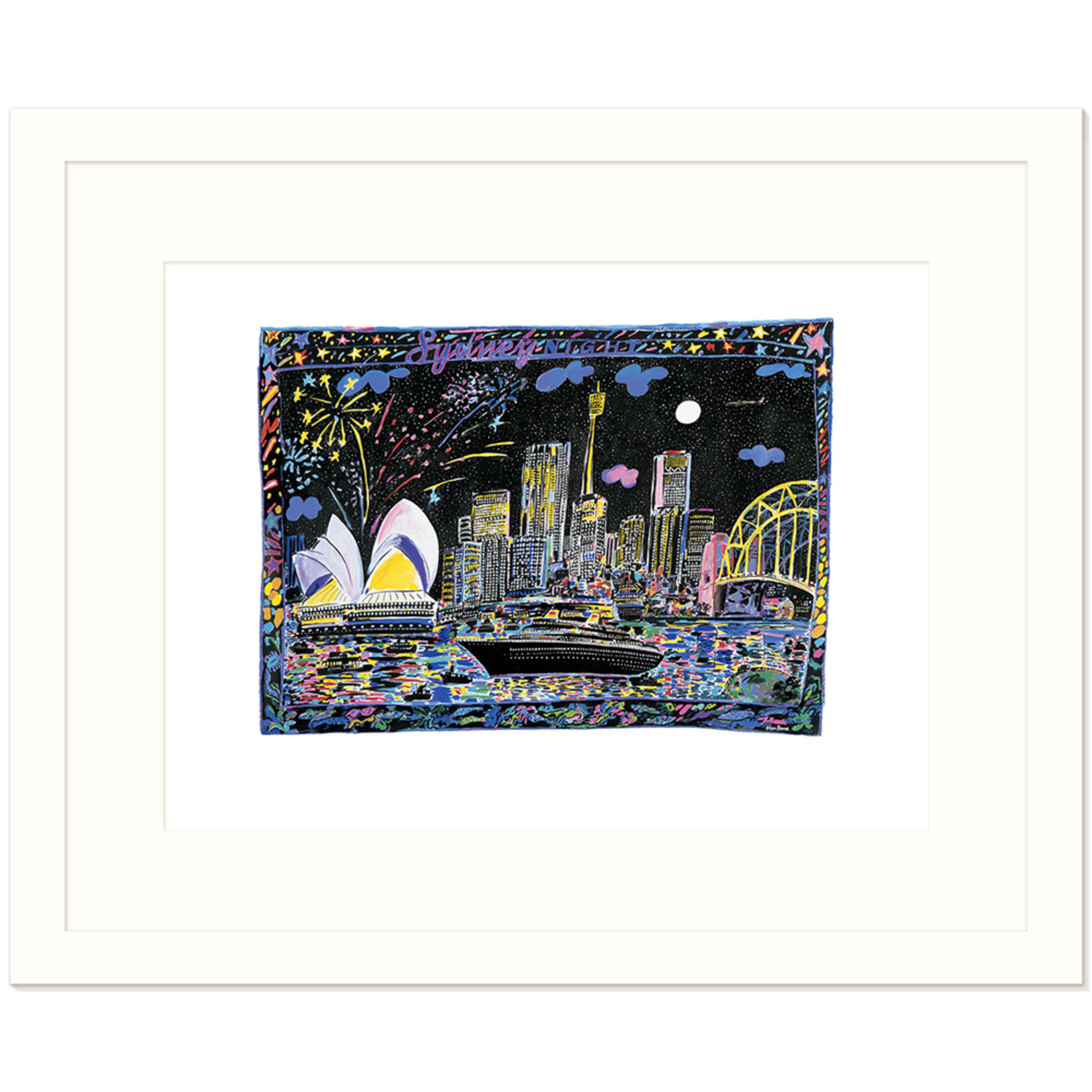 Limited Edition Prints Sydney night, 1984