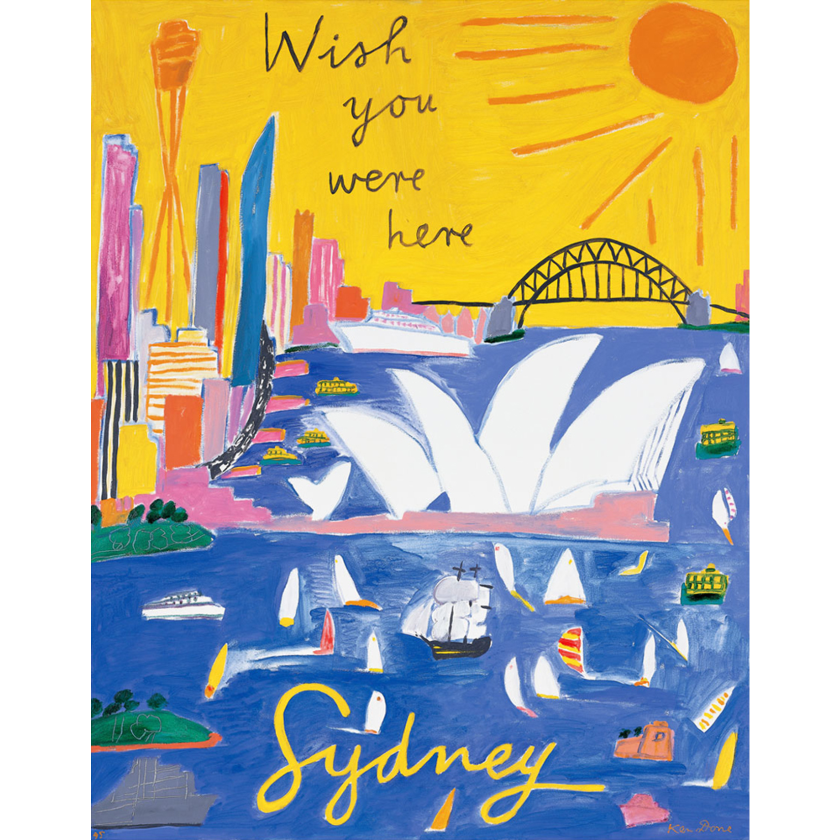 Limited Edition Prints Postcard from Sydney I, 1995, Wish you were here