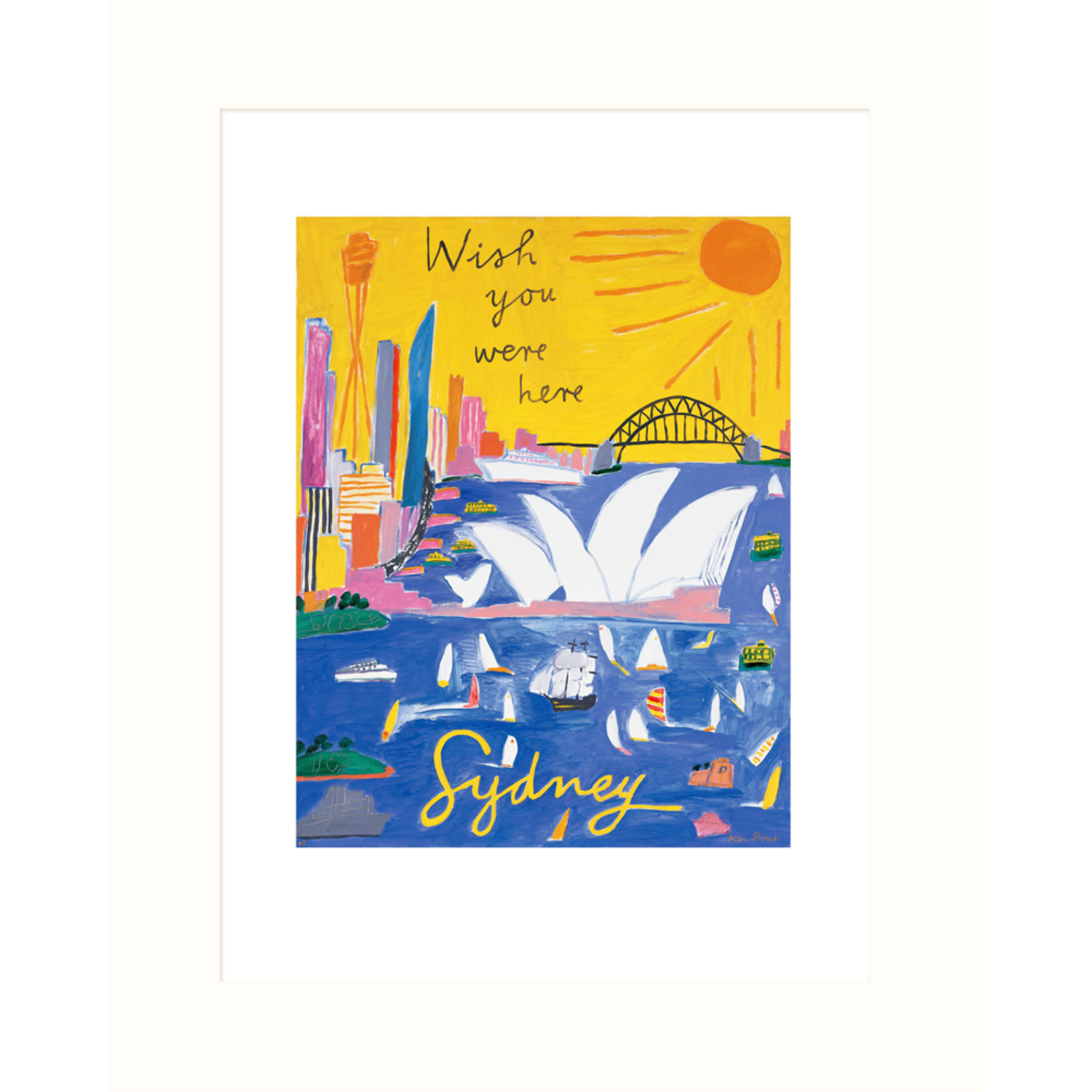 Limited Edition Prints Postcard from Sydney I, 1995, Wish you were here