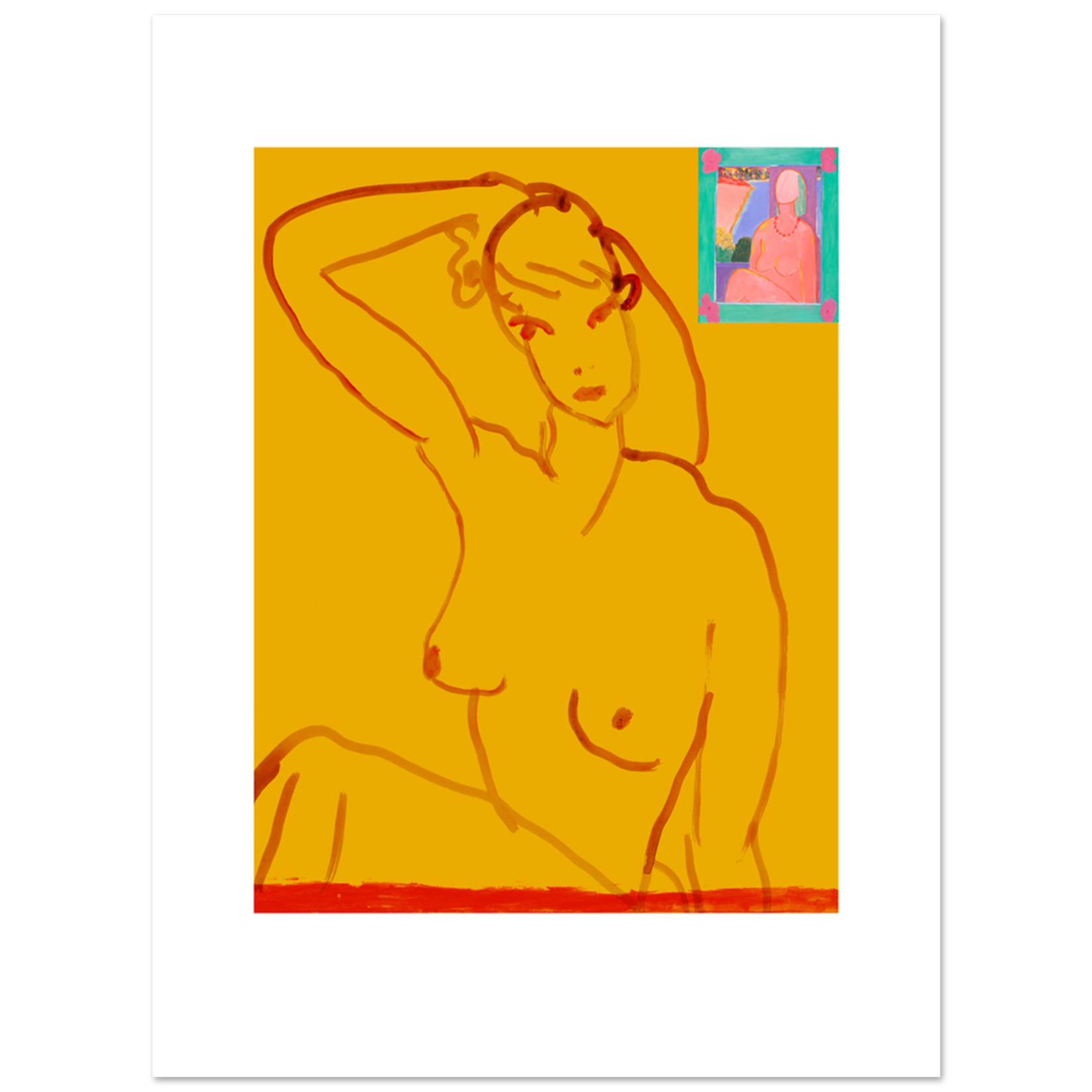 Limited Edition Prints Yellow nude, 2007