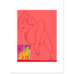 Limited Edition Prints Salmon pink nude, 2007