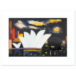 Limited Edition Prints Bridge and Opera House, night clouds, 2004