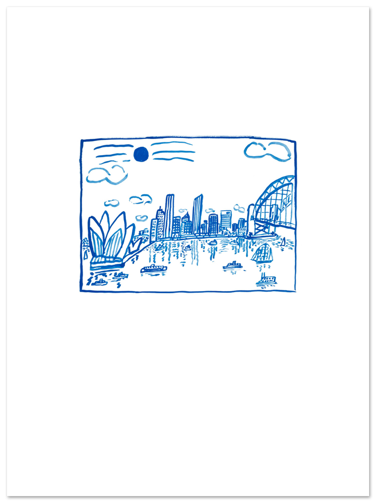 Sydney Harbour blue, 1993 - Ken Done Gallery