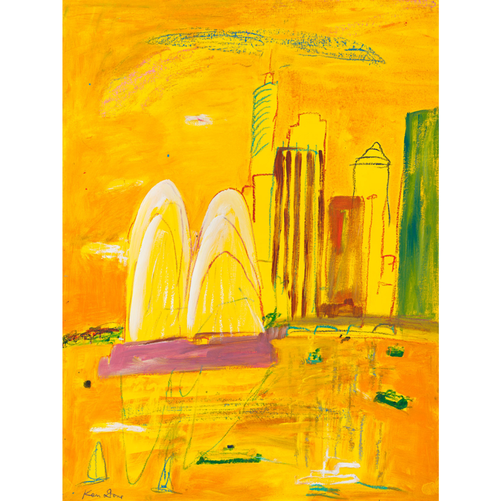 Limited Edition Prints Yellow afternoon Sydney, 2000